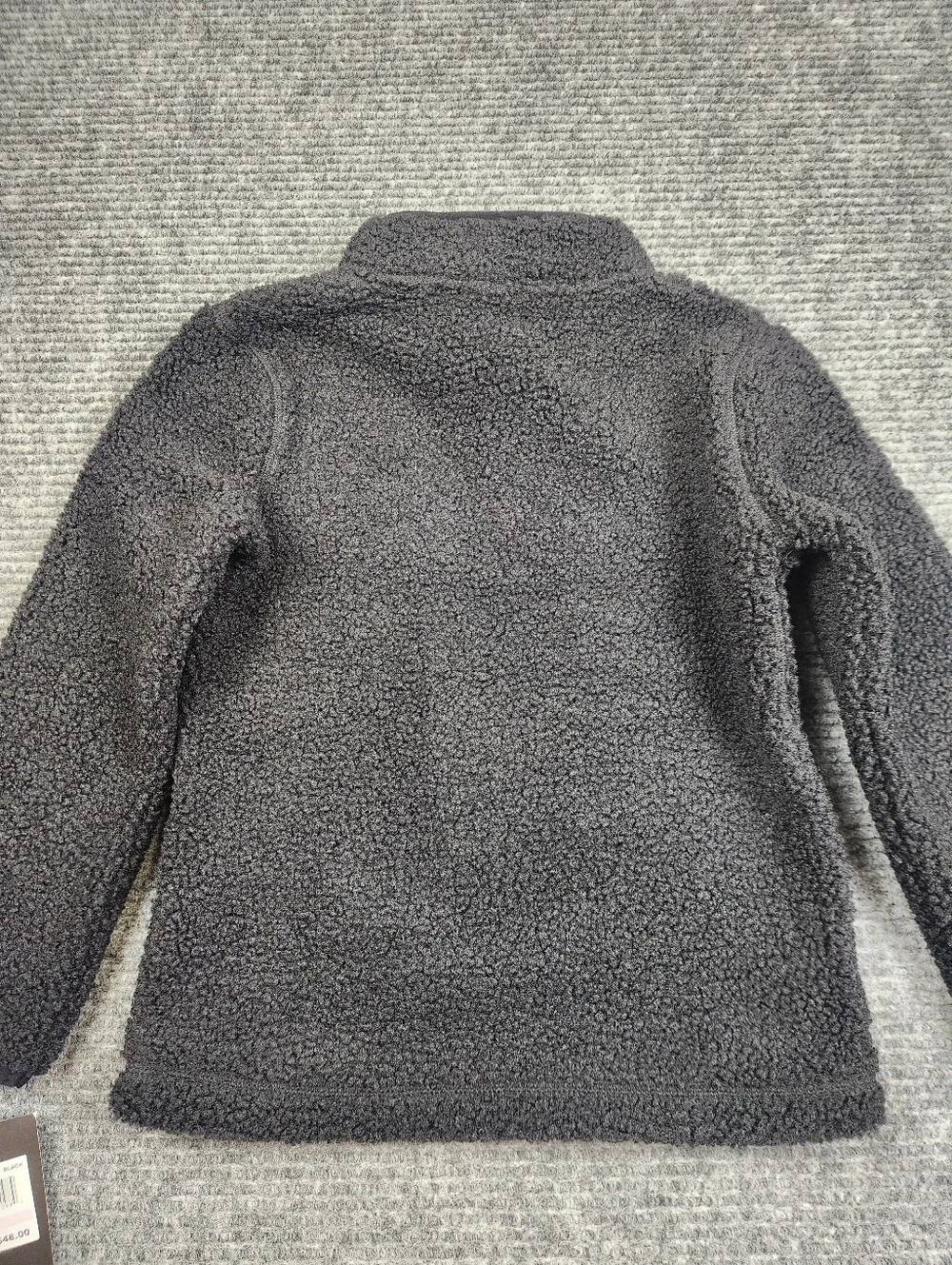 Under Armour Kids Sherpa Quarter-Snap Pullover Sz:6 NWT Black Teddy Pockets